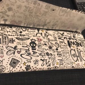 Henri Bendel Graffiti Travel Organizer Wristlet